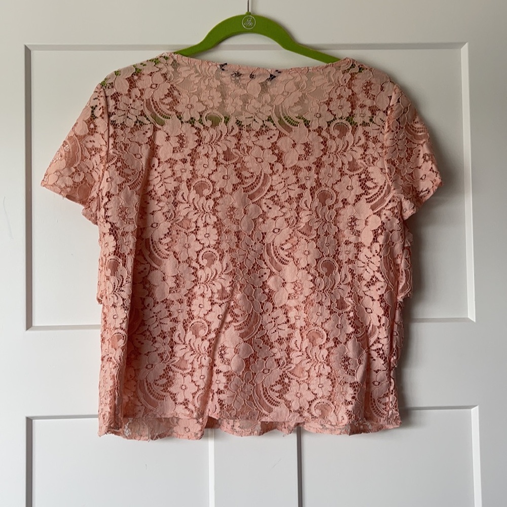 Lace Ruffle Shirt - Picture 2 of 2